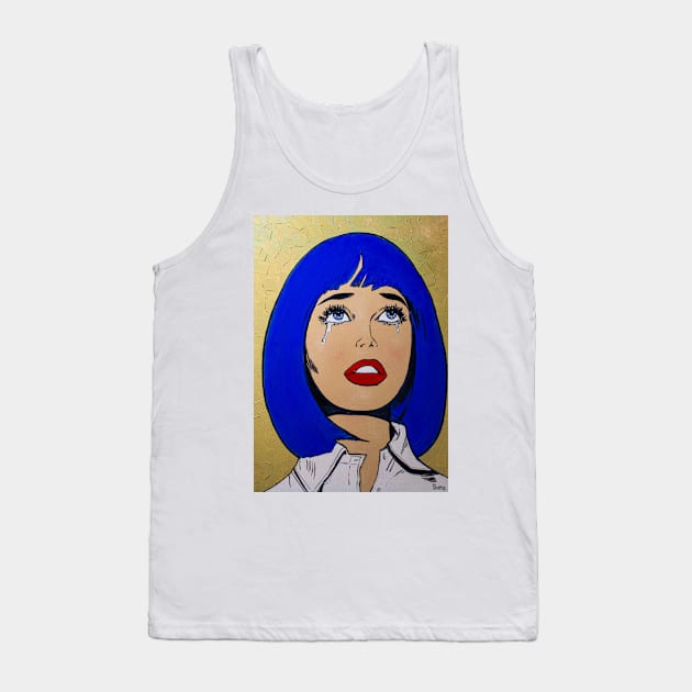 Crying girl Tank Top by NataliaShchip